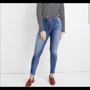 Madewell 10’ button up high rise jeans